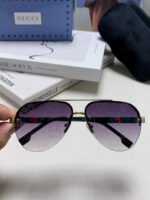 AVIATOR FRAME SUNGLASSES 570223 IN METAL - Image 29