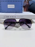 AVIATOR FRAME SUNGLASSES 570223 IN METAL - Image 20