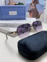 AVIATOR FRAME SUNGLASSES 570223 IN METAL - Image 48