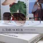 AVIATOR FRAME SUNGLASSES 570223 IN METAL - Image 28
