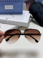 AVIATOR FRAME SUNGLASSES 570223 IN METAL - Image 5