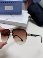 AVIATOR FRAME SUNGLASSES 570223 IN METAL - Image 44