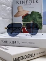 AVIATOR FRAME SUNGLASSES 570223 IN METAL - Image 15