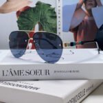 AVIATOR FRAME SUNGLASSES 570223 IN METAL - Image 27