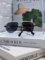 AVIATOR FRAME SUNGLASSES 570223 IN METAL - Image 9
