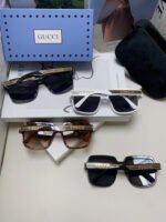 SQUARE FRAME SUNGLASSES 570231 IN ACETATE AND METAL - Image 17