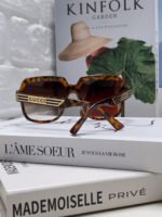SQUARE FRAME SUNGLASSES 570231 IN ACETATE AND METAL - Image 23