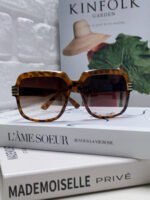 SQUARE FRAME SUNGLASSES 570231 IN ACETATE AND METAL - Image 11