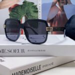 SQUARE FRAME SUNGLASSES 570231 IN ACETATE AND METAL - Image 4