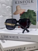 SQUARE FRAME SUNGLASSES 570231 IN ACETATE AND METAL - Image 24