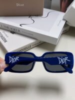 MONTAIGNE SUNGLASS 571595 IN BLUE ACETATE TEXT LOGO - Image 13