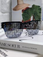 OBLIQUE SUNGLASS 571598 IN BLACK ACETATE - Image 13