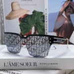 OBLIQUE SUNGLASS 571598 IN BLACK ACETATE - Image 10