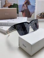 OBLIQUE SUNGLASS 571598 IN BLACK ACETATE - Image 12