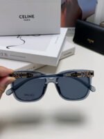TRIOMPHE SUNGLASSES 573249 IN NAVY BLUE ACETATE METAL LOGO - Image 11