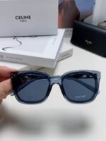 TRIOMPHE SUNGLASSES 573249 IN NAVY BLUE ACETATE METAL LOGO - Image 5