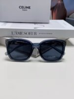 TRIOMPHE SUNGLASSES 573249 IN NAVY BLUE ACETATE METAL LOGO - Image 6