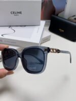 TRIOMPHE SUNGLASSES 573249 IN NAVY BLUE ACETATE METAL LOGO - Image 7