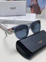 TRIOMPHE SUNGLASSES 573249 IN NAVY BLUE ACETATE METAL LOGO - Image 16