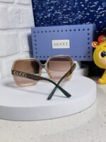 SQUARE FRAME SUNGLASSES 573309 IN ACETATE EMBOSSED LOGO - Image 6