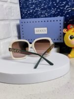SQUARE FRAME SUNGLASSES 573309 IN ACETATE EMBOSSED LOGO - Image 30