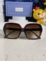 SQUARE FRAME SUNGLASSES 573309 IN ACETATE EMBOSSED LOGO - Image 20