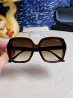 SQUARE FRAME SUNGLASSES 573309 IN ACETATE EMBOSSED LOGO - Image 35