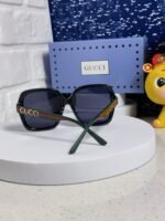 SQUARE FRAME SUNGLASSES 573309 IN ACETATE EMBOSSED LOGO - Image 32