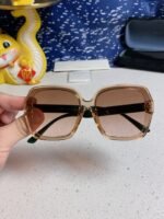 SQUARE FRAME SUNGLASSES 573309 IN ACETATE EMBOSSED LOGO - Image 9
