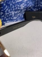 TRIOMPHE SUNGLASS 538532 IN BLACK ACETATE GOLD METAL - Image 3