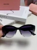 GLIMPSE SUNGLASSES 576813 IN BLACK AND CLEAR ACETATE - Image 10
