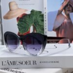 GLIMPSE SUNGLASSES 576813 IN BLACK AND CLEAR ACETATE - Image 9