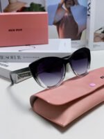 GLIMPSE SUNGLASSES 576813 IN BLACK AND CLEAR ACETATE - Image 3