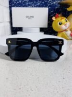TRIOMPHE SUNGLASSES 548637 IN BLACK ACETATE - Image 8