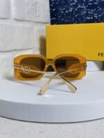 OVERSIZES FF DIAMONDS SQUARE SUNGLASSES 551639 IN ACETATE - Image 21