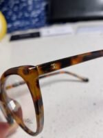 CAT EYE SUNGLASSES CH3393 IN HAVANA ACETATE CLEAR LENSES - Image 17