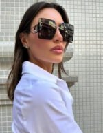 30MONTAIGNE S7U SUNGLASS 578111 IN BLACK METAL GREY LENSES - Image 20