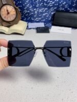 30MONTAIGNE S7U SUNGLASS 578111 IN BLACK METAL GREY LENSES - Image 6