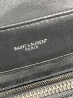LOULOU SHOULDER BAG 32 IN BLACK QUILTED LAMBSKIN BLACK HARDWARE - Image 7