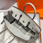 HM BIRKIN 25CM IN CREAM TOGO LEATHER SILVER HARDWARE - Image 4