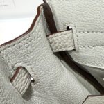 HM BIRKIN 25CM IN CREAM TOGO LEATHER SILVER HARDWARE - Image 15