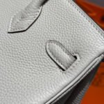 HM BIRKIN 25CM IN CREAM TOGO LEATHER SILVER HARDWARE - Image 7