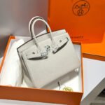 HM BIRKIN 25CM IN CREAM TOGO LEATHER SILVER HARDWARE - Image 2