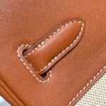 HM BIRKIN 35CM IN VEAU BARENIA SWIFT CALFSKIN ERCU TOILE CANVAS - Image 14
