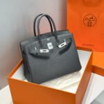 HM BIRKIN 30CM Graphite Gray TOGO SILVER HARDWARE - Image 7