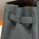 HM BIRKIN 30CM Graphite Gray TOGO SILVER HARDWARE - Image 17