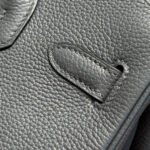HM BIRKIN 30CM Graphite Gray TOGO SILVER HARDWARE - Image 9