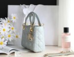 LADY 17 IN LIGHT BLUE LAMBSKIN WITH CANNAGE PATTERN - Image 13
