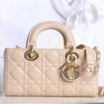 SMALL LADY D-JOY 22 IN LIGHT PINK LAMBSKIN - Image 10