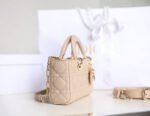 SMALL LADY D-JOY 22 IN LIGHT PINK LAMBSKIN - Image 13